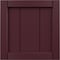 Ekena Millwork 12"W x 12"H True Fit PVC Framed Board-n-Batten Shutters Sample, Wine Red SAMPLE-TFPBFWR - alternate 1